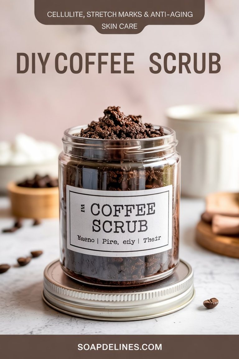 DIY Coffee Scrub for Cellulite & Stretch Marks Without Coconut Oil
