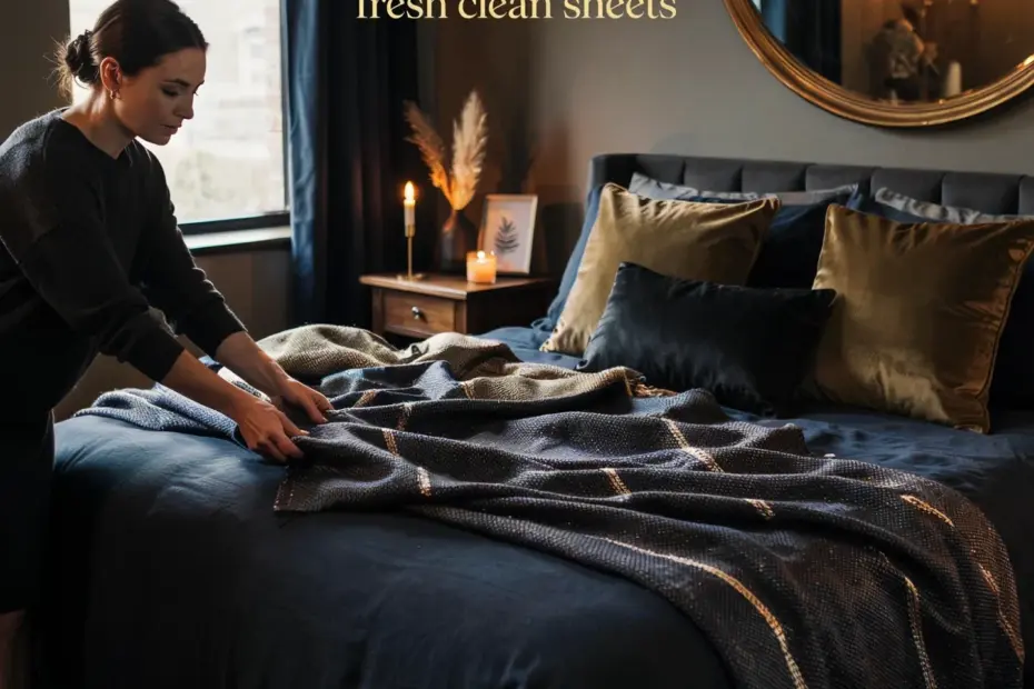 Throw Blanket Styling Ideas for a Minimalist Bedroom | Cozy Bed Styling Tips
