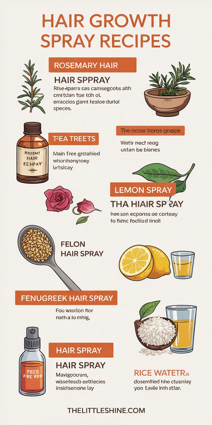 Natural Hair Growth Spray Recipes for Longer Thicker Hair