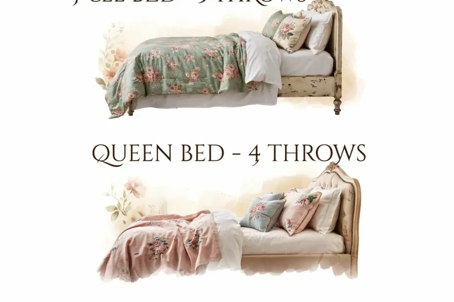 Throw Blanket and Pillow Arrangement for Cozy Bed Styling | Modern Bedroom Decor Ideas