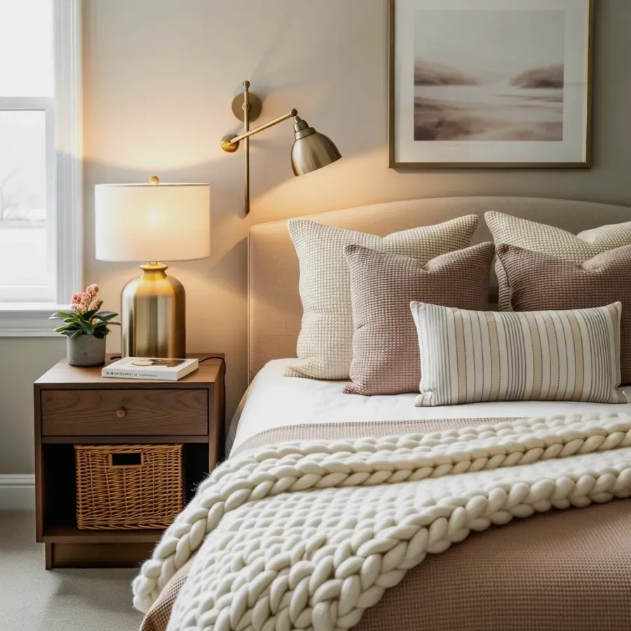 Cozy fall sofa cover: chenille piped cushion protector that actually works with pets