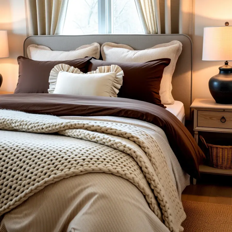 Throw Blanket Styling | Cozy Bedroom Layering Ideas | Neutral Boho Decor