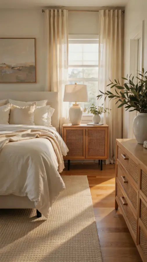 Chunky Knit Throw Blanket | Cozy Bed Styling for Winter | Modern Farmhouse Decor Ideas