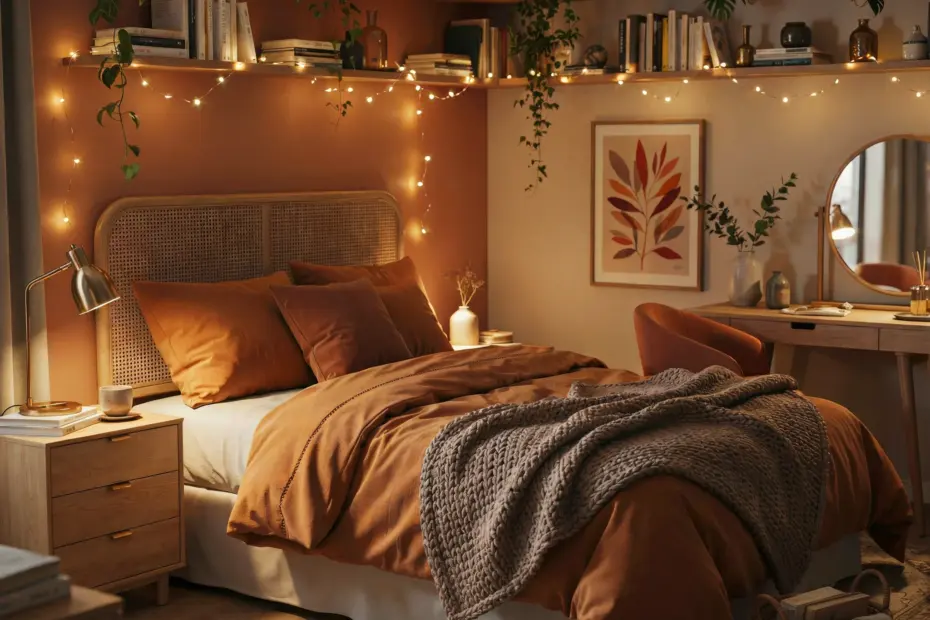 Throw Blanket Styling Ideas | Cozy Bedroom Decor with Warm Textures | Boho Hygge Winter Bed