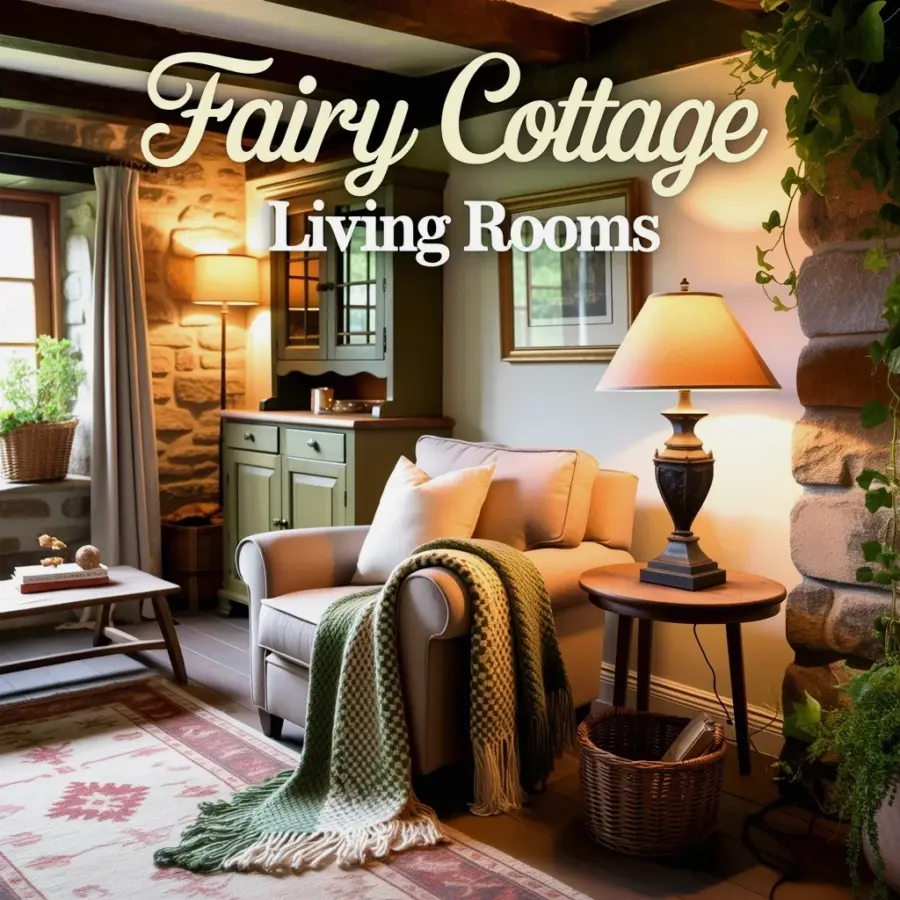 Plush Sage Green Sofa + Chunky Knit Throw for Farmhouse Coziness