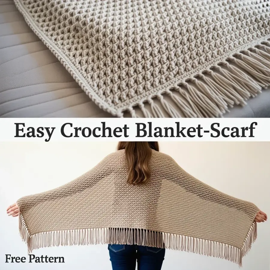 Crochet Maple Leaf Pillow Tutorial - Cozy Fall DIY in an Afternoon