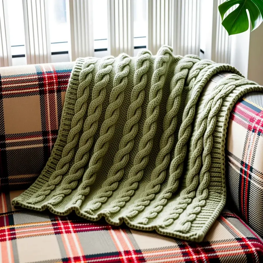 Cozy Reading Nook Before & After | Papasan Chair + Knit Throw Corner