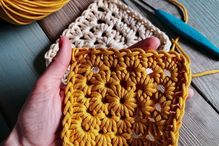 Cozy Vintage Style Crochet Throw – Easy Scrap Yarn Step by Step